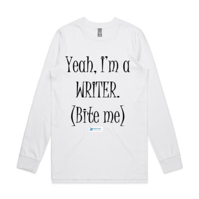 Sleeves - WRITER - Men's Base Long Sleeve Cuff T Shirt by 'As Colour ' Thumbnail